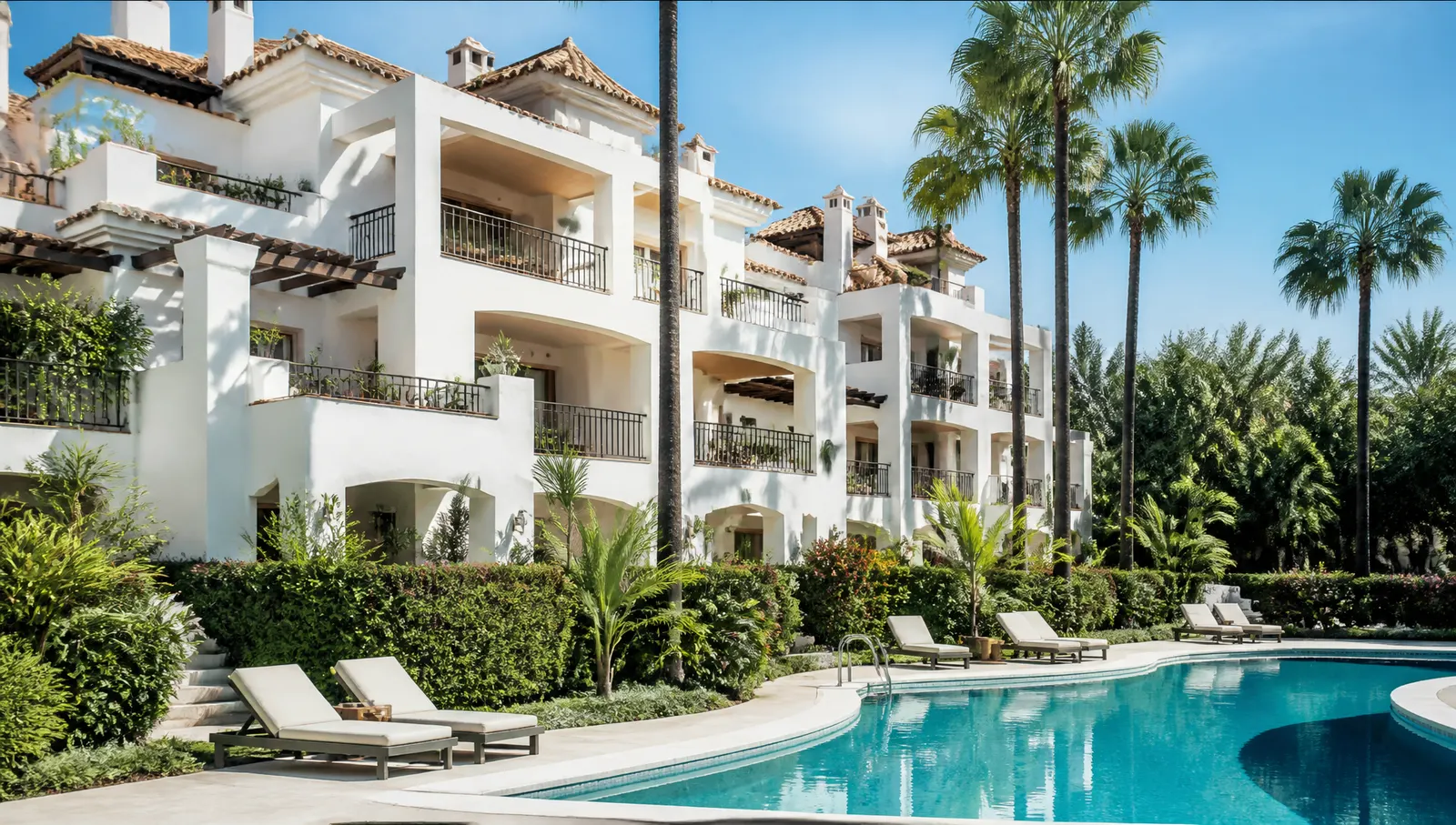 Representative apartment development on Marbella’s Golden Mile