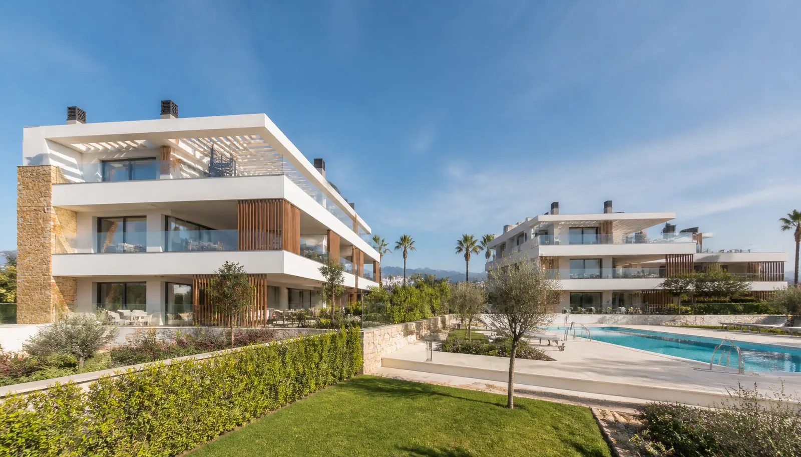 Representative contemporary development on Marbella’s Golden Mile