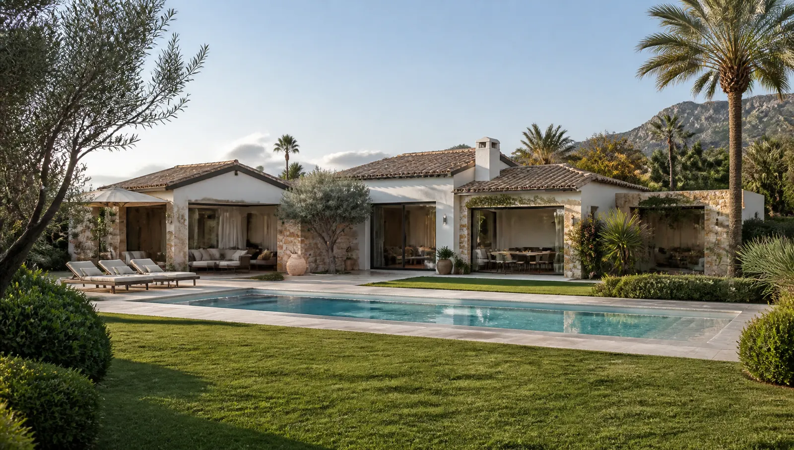 Representative luxury villa architecture on Marbella’s Golden Mile