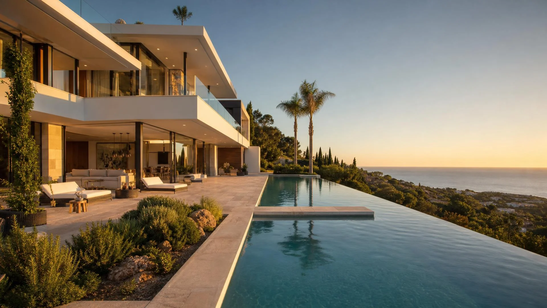 Villa with pool on the Marbella coast