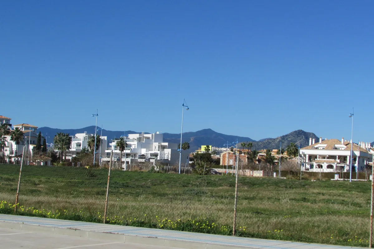 Residential houses on a quiet street in San Pedro de Alcántara